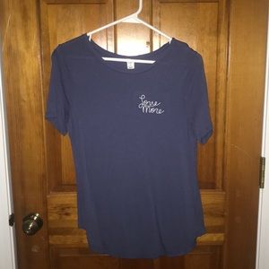 Blue “Love More” t-shirt